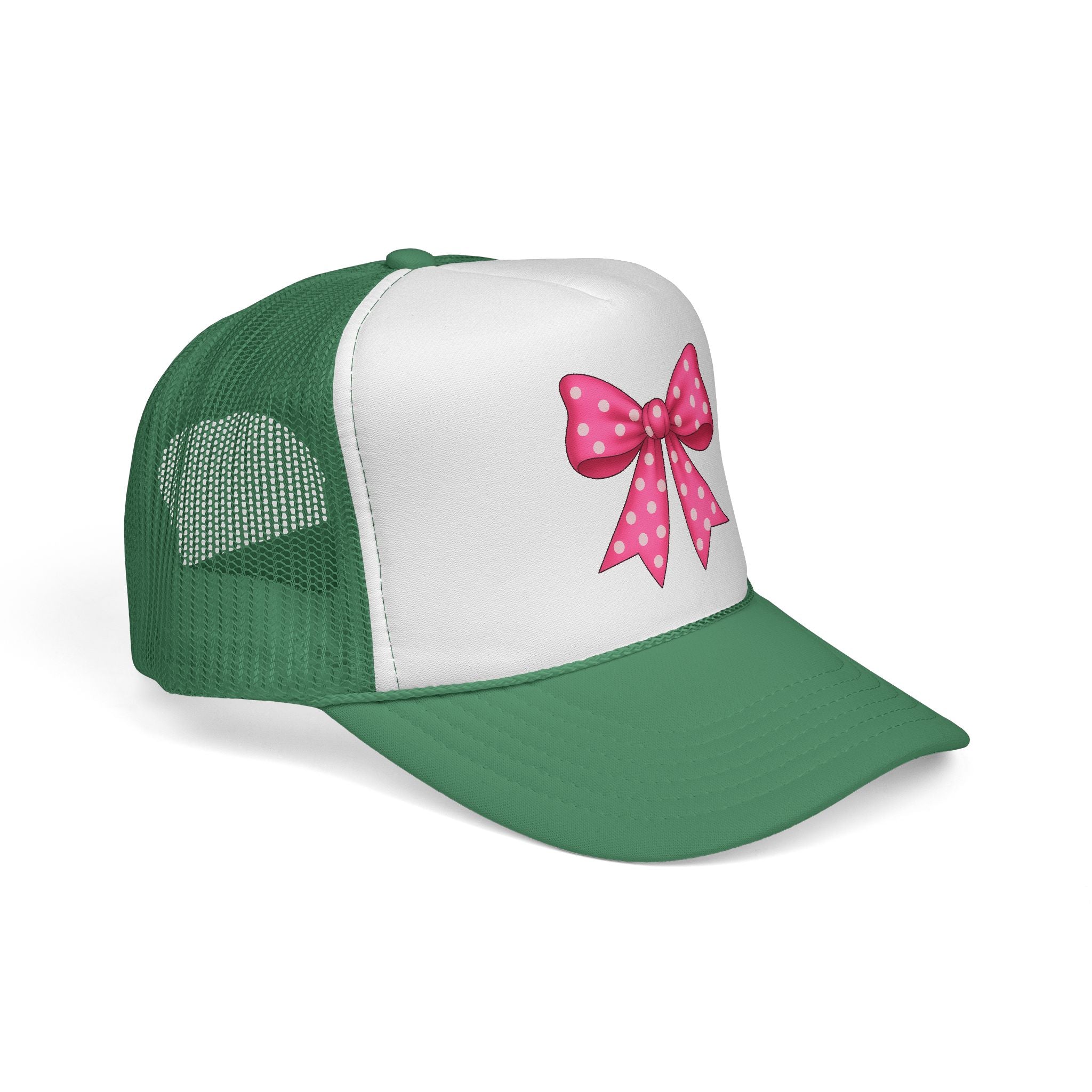 Charming Bow Trucker Cap | Cute Accessory for Everyday Wear, Gift for Birthdays, Festivals, Outdoor Activities