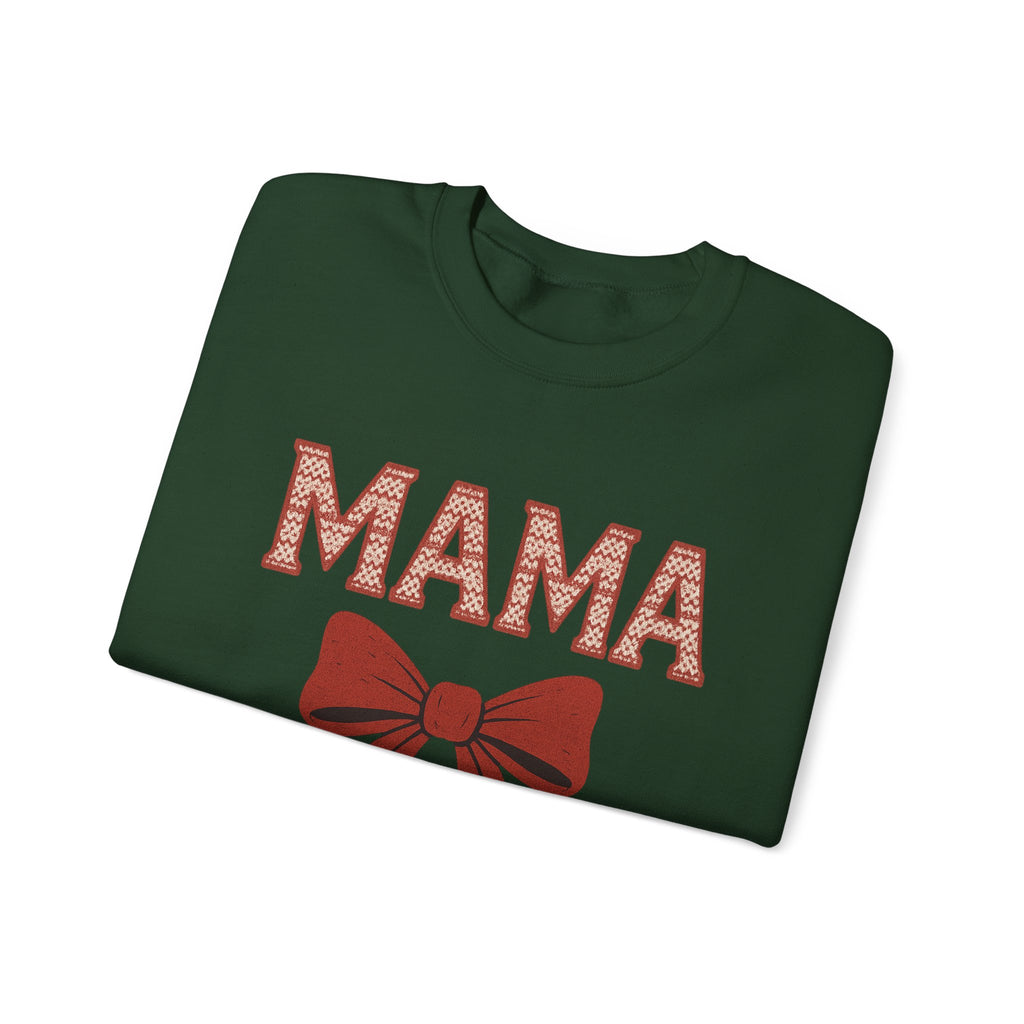 MAMA Christmas Sweatshirt - Christmas Fashion, Cozy Gift, Christmas Apparel, Christmas Decor, Christmas Outfit,